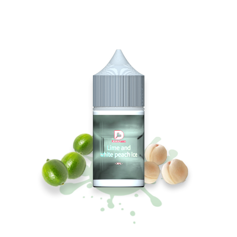 Lime and White Peach Ice