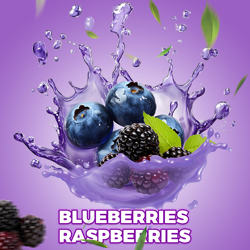 Blueberries Raspberries